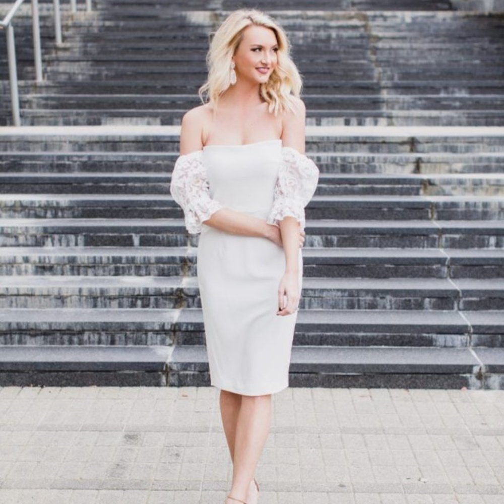 Camilyn Beth Sinclair Dress - White